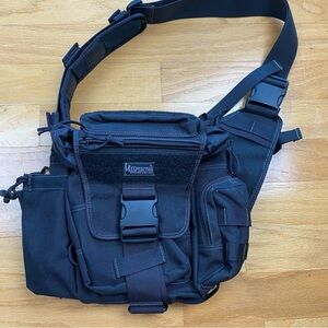 Maxpedition Jumbo Versipack Black Tactical Sling Bag Shoulder Pack